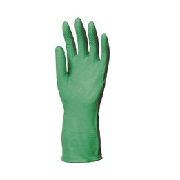 Gants verts en nitrile, protection chimique de type A