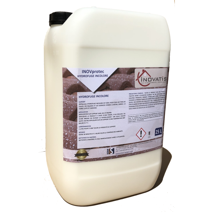 INOVprotec - Hydrofuge incolore pour toiture et façade