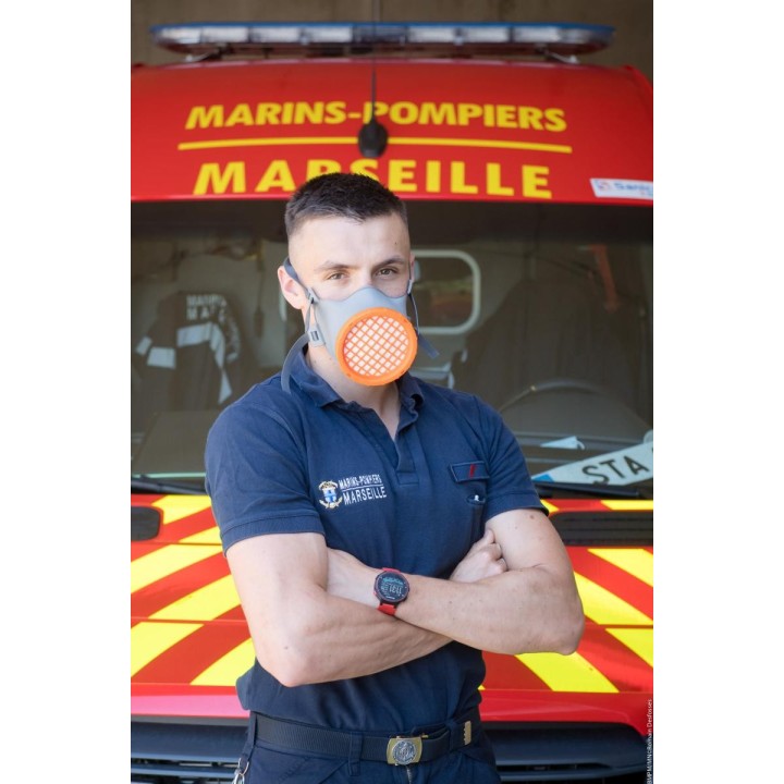 Demi-masque lavable OCOV + Filtre P1