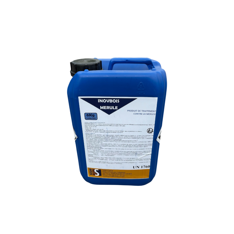 Traitement curatif professionnel de la mérule, et des champignons lignivores - Ammonium quaternaires et bétaïne polymérique -