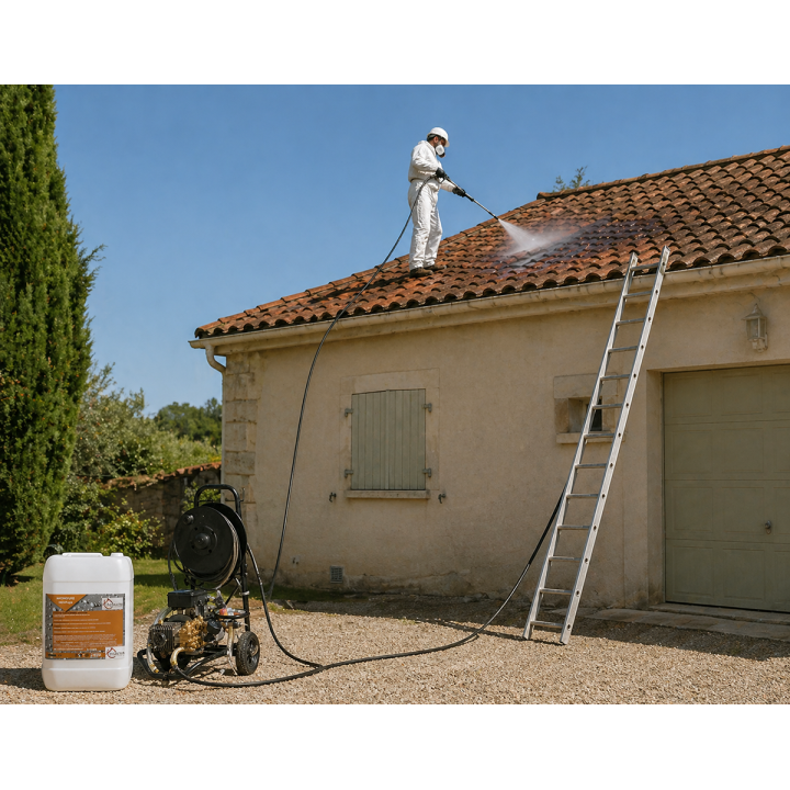 INOVfuge – Hydrofuge incolore toiture & façade, garantie 10 ans